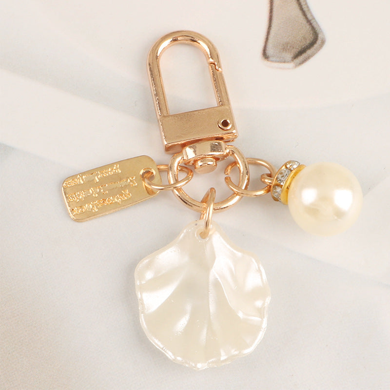 Wholesale Metal Heart Shell Keychain
